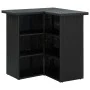 Set de bar para jardín 4 pzas y cojines ratán sintético negro by , Garden sets - Ref: Foro24-3064923, Price: 449,56 €, Discou...