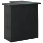 Set de bar para jardín 4 pzas y cojines ratán sintético negro by , Garden sets - Ref: Foro24-3064923, Price: 449,56 €, Discou...