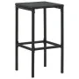 Set de bar para jardín 4 pzas y cojines ratán sintético negro by , Garden sets - Ref: Foro24-3064923, Price: 449,56 €, Discou...