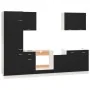 Juego de muebles de cocina 7 piezas madera de ingeniería negro von , Küchenschränke - Ref: Foro24-3067632, Preis: 472,53 €, R...