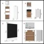 Juego de muebles de cocina 7 piezas madera de ingeniería negro von , Küchenschränke - Ref: Foro24-3067632, Preis: 472,53 €, R...