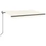 Toldo automático con LED y sensor de viento crema 400x350 cm von , Markisen - Ref: Foro24-3069192, Preis: 809,32 €, Rabatt: %