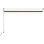 Toldo automático con LED y sensor de viento crema 400x350 cm von , Markisen - Ref: Foro24-3069192, Preis: 809,32 €, Rabatt: %