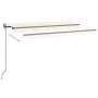 Toldo automático con LED y sensor de viento crema 400x350 cm von , Markisen - Ref: Foro24-3069192, Preis: 809,32 €, Rabatt: %