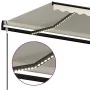 Toldo automático con LED y sensor de viento crema 400x350 cm von , Markisen - Ref: Foro24-3069192, Preis: 809,32 €, Rabatt: %