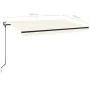 Toldo automático con LED y sensor de viento crema 400x350 cm von , Markisen - Ref: Foro24-3069192, Preis: 809,32 €, Rabatt: %