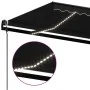 Toldo automático LED sensor de viento gris antracita 600x350 cm by , Awnings - Ref: Foro24-3069254, Price: 902,28 €, Discount: %