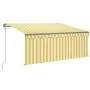 Toldo retráctil automático con persiana amarillo 3,5x2,5 m von , Markisen - Ref: Foro24-3069408, Preis: 427,24 €, Rabatt: %