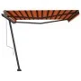 Toldo de pie automático naranja y marrón 450x300 cm von , Markisen - Ref: Foro24-3069770, Preis: 557,22 €, Rabatt: %