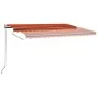 Toldo de pie automático naranja y marrón 450x300 cm von , Markisen - Ref: Foro24-3069770, Preis: 557,22 €, Rabatt: %