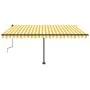 Toldo manual retráctil con LED amarillo y blanco 450x350 cm von , Markisen - Ref: Foro24-3069843, Preis: 566,78 €, Rabatt: %