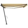 Toldo manual retráctil con LED amarillo y blanco 450x350 cm von , Markisen - Ref: Foro24-3069843, Preis: 566,78 €, Rabatt: %
