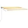 Toldo manual retráctil con LED amarillo y blanco 450x350 cm von , Markisen - Ref: Foro24-3069843, Preis: 566,78 €, Rabatt: %