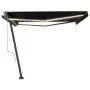 Toldo automático LED sensor de viento gris antracita 400x350 cm by , Awnings - Ref: Foro24-3069834, Price: 898,86 €, Discount: %