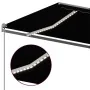 Toldo automático LED sensor de viento gris antracita 400x350 cm by , Awnings - Ref: Foro24-3069834, Price: 898,86 €, Discount: %