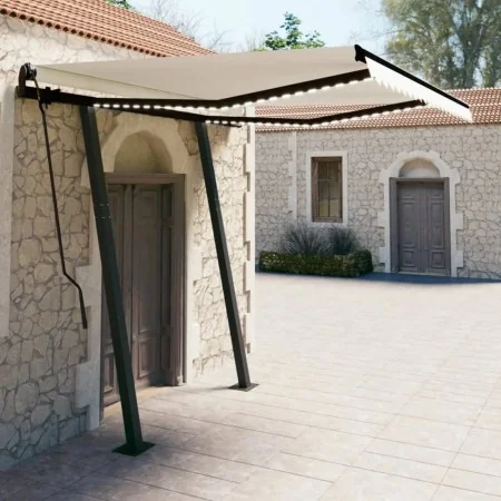 Toldo automático con LED sensor de viento color crema 3,5x2,5 m von , Markisen - Ref: Foro24-3070132, Preis: 586,95 €, Rabatt: %