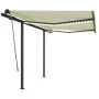 Toldo automático con LED sensor de viento color crema 3,5x2,5 m von , Markisen - Ref: Foro24-3070132, Preis: 586,95 €, Rabatt: %