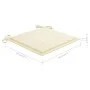 Sillas de jardín 8 uds madera maciza de teca cojines crema von , Gartenstühle - Ref: Foro24-3073060, Preis: 1,00 €, Rabatt: %