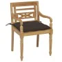 Sillas Batavia 4 unidades madera maciza de teca con cojines von , Gartenstühle - Ref: Foro24-3073318, Preis: 492,12 €, Rabatt: %