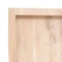 Tablero de mesa madera maciza roble sin tratar 120x40x(2-6) cm von , Tischplatten - Ref: Foro24-3156309, Preis: 75,18 €, Raba...