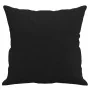 Sofá de 3 plazas con cojines tela de microfibra negro 180 cm by , Sofas - Ref: Foro24-3200980, Price: 349,82 €, Discount: %