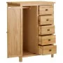 Armario de madera maciza de roble 76x52x105 cm de , Armarios roperos - Ref: Foro24-289199, Precio: 394,22 €, Descuento: %