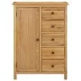 Armario de madera maciza de roble 76x52x105 cm de , Armarios roperos - Ref: Foro24-289199, Precio: 394,22 €, Descuento: %