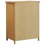 Armario de madera maciza de roble 76x52x105 cm de , Armarios roperos - Ref: Foro24-289199, Precio: 394,22 €, Descuento: %