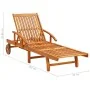 Tumbonas con cojines 2 unidades madera maciza de acacia by , Loungers - Ref: Foro24-3077340, Price: 443,15 €, Discount: %