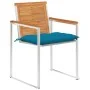 Sillas de jardín y cojines 6 unidades madera maciza de acacia by , Garden chairs - Ref: Foro24-3078516, Price: 748,55 €, Disc...