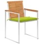 Sillas de jardín y cojines 8 unidades madera maciza de acacia by , Garden chairs - Ref: Foro24-3078535, Price: 985,38 €, Disc...
