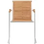 Sillas de jardín 4 unidades con cojines madera maciza teca by , Garden chairs - Ref: Foro24-3078577, Price: 547,98 €, Discoun...