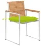 Sillas de jardín 4 unidades con cojines madera maciza teca von , Gartenstühle - Ref: Foro24-3078580, Preis: 548,26 €, Rabatt: %