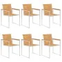 Sillas de jardín y cojines 6 unidades madera maciza de acacia by , Garden chairs - Ref: Foro24-3078589, Price: 805,40 €, Disc...