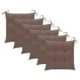 Sillas de jardín y cojines 6 unidades madera maciza de acacia by , Garden chairs - Ref: Foro24-3078604, Price: 829,01 €, Disc...