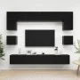 Set de muebles de salón TV 8 piezas madera ingeniería negro von , TV-Möbel - Ref: Foro24-3078797, Preis: 335,41 €, Rabatt: %