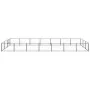 Perrera acero 21 m² negra by , Dog kennels and fences - Ref: Foro24-3082131, Price: 361,37 €, Discount: %