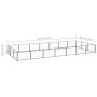 Perrera acero 21 m² negra by , Dog kennels and fences - Ref: Foro24-3082131, Price: 361,37 €, Discount: %