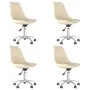 Sillas de comedor giratorias 4 unidades tela crema by , dining chairs - Ref: Foro24-3085388, Price: 252,77 €, Discount: %