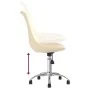 Sillas de comedor giratorias 4 unidades tela crema by , dining chairs - Ref: Foro24-3085388, Price: 252,77 €, Discount: %