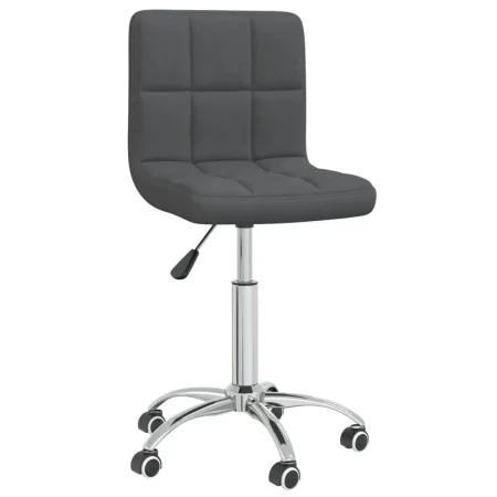 Silla de comedor giratoria tela gris oscuro de , Sillas de comedor - Ref: Foro24-3087532, Precio: 82,05 €, Descuento: %