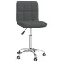 Silla de comedor giratoria tela gris oscuro de , Sillas de comedor - Ref: Foro24-3087532, Precio: 82,05 €, Descuento: %