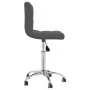 Silla de comedor giratoria tela gris oscuro de , Sillas de comedor - Ref: Foro24-3087532, Precio: 82,05 €, Descuento: %