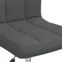 Silla de comedor giratoria tela gris oscuro de , Sillas de comedor - Ref: Foro24-3087532, Precio: 82,05 €, Descuento: %
