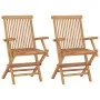 Sillas de jardín plegables 2 unidades madera maciza de teca von , Gartenstühle - Ref: Foro24-315443, Preis: 160,43 €, Rabatt: %