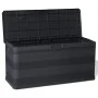 Caja de almacenamiento de jardín negra 117x45x56 cm by , Outdoor storage boxes - Ref: Foro24-43708, Price: 70,75 €, Discount: %