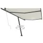 Toldo de pie automático crema 500x300 cm de , Toldos - Ref: Foro24-3069787, Precio: 587,12 €, Descuento: %
