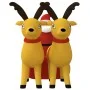 Papá Noel y renos de Navidad inflables con LED 130 cm by , Christmas lights - Ref: Foro24-345330, Price: 106,90 €, Discount: %