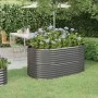 Jardinera arriate acero recubrimiento polvo gris 152x80x68 cm by , Pots and planters - Ref: Foro24-318949, Price: 61,44 €, Di...
