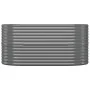 Jardinera arriate acero recubrimiento polvo gris 152x80x68 cm by , Pots and planters - Ref: Foro24-318949, Price: 61,44 €, Di...